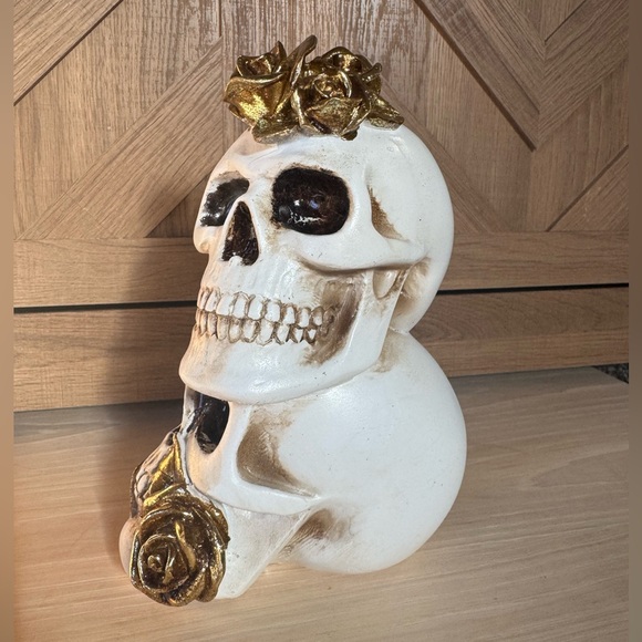 Halloween Skull Head Tabletop Decor - Picture 2 of 9